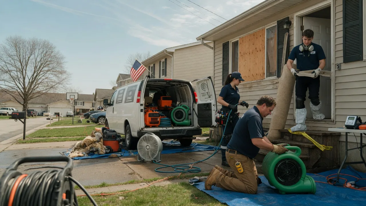 Water Damage Restoration in Princeton, IL near me